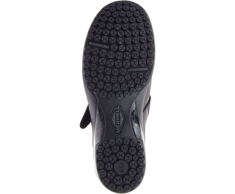 Merrell Slip Ons Black - Valetta PRO Moc Work - Womens 24FVLKOQI